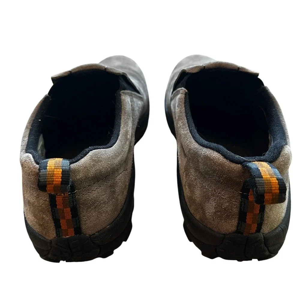 Merrell Jungle Moc Gunsmoke Suede Slip‎ On Hiking Shoes Mens 9.5